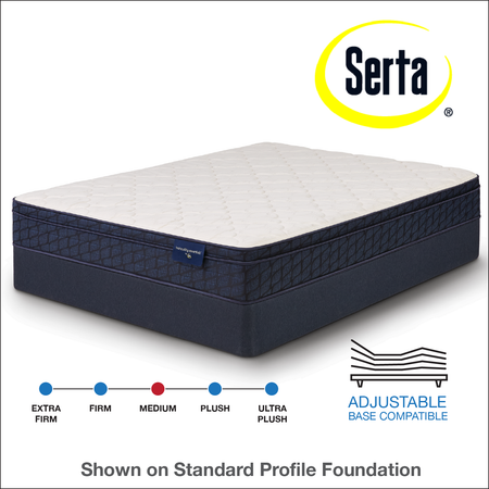 Serta® 10" Barberry Bay Medium Euro Top