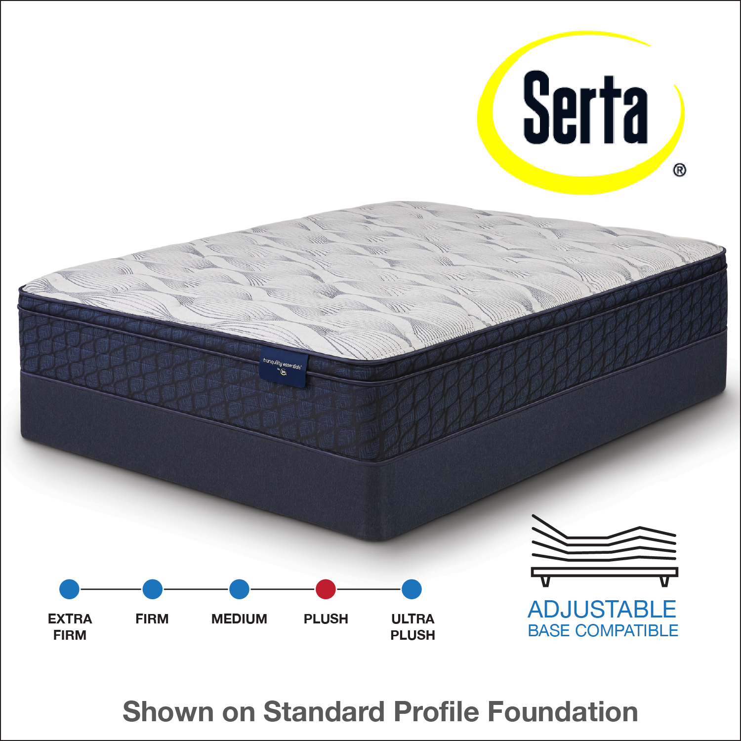 Serta® 12.75" Camellia Skies Plush Euro Top