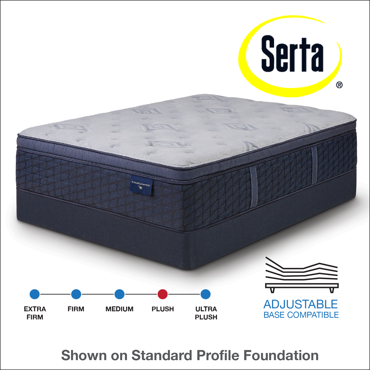 Serta® 15.5" Eloise Plush Pillow Top