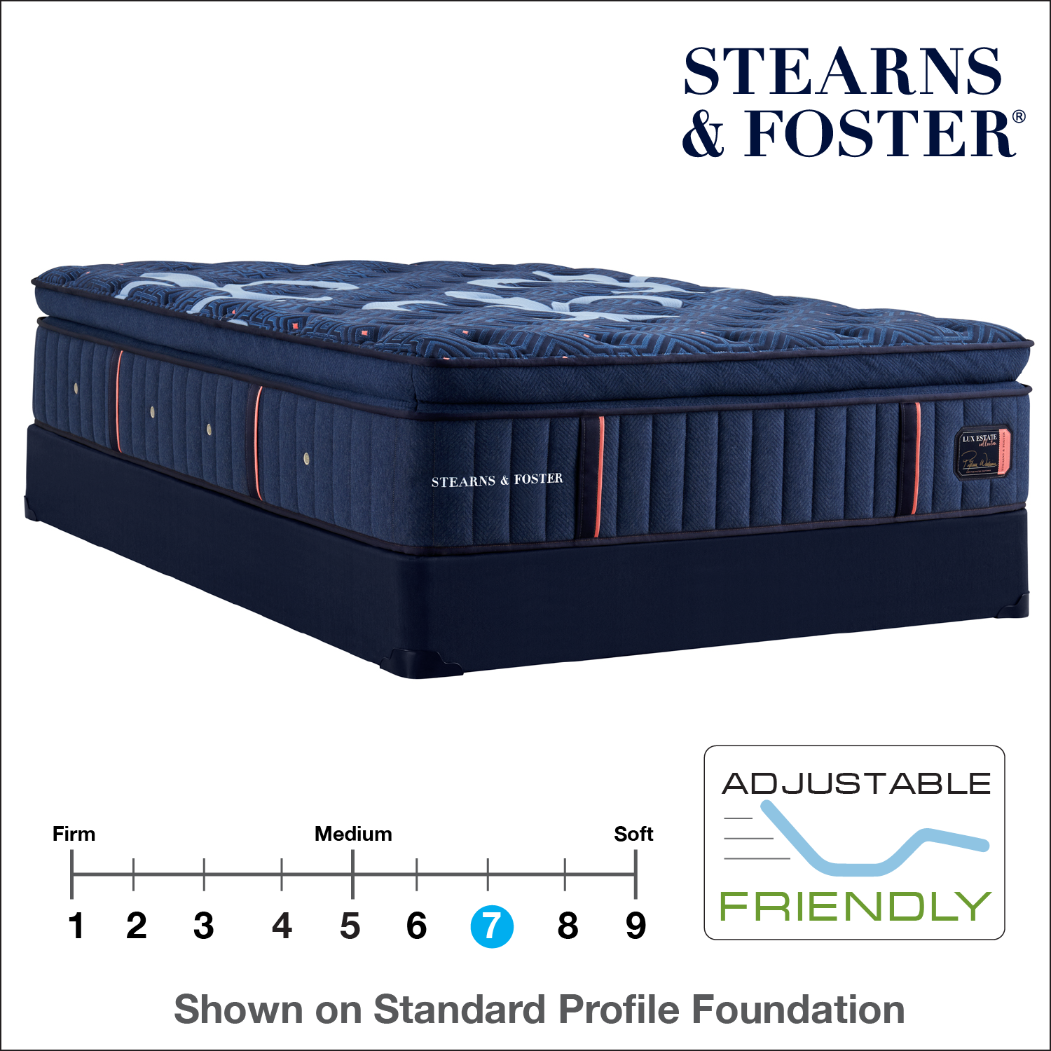 16" Stearns & Foster Lux Estate Soft Pillow Top