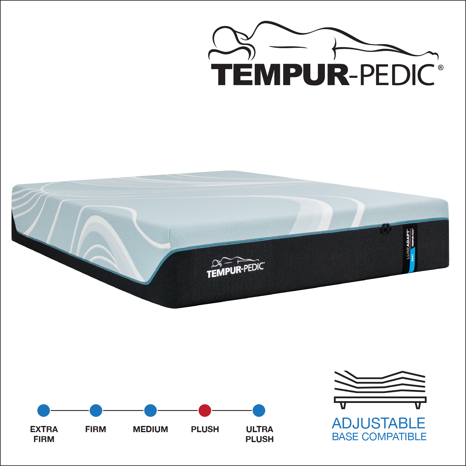 13" TEMPUR-LuxeAdapt® Soft 2.0