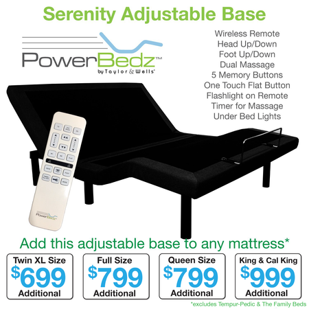 PowerBedz Serenity Adjustable Foundation