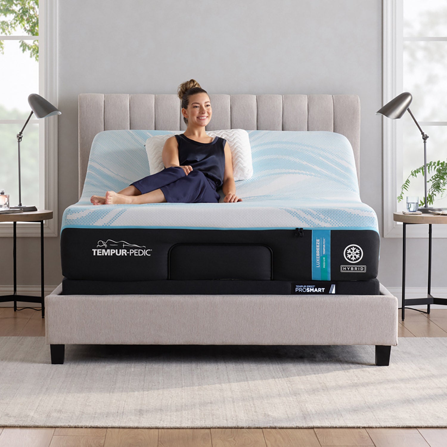 13" TEMPUR-LUXEbreeze® Medium Hybrid 2.0