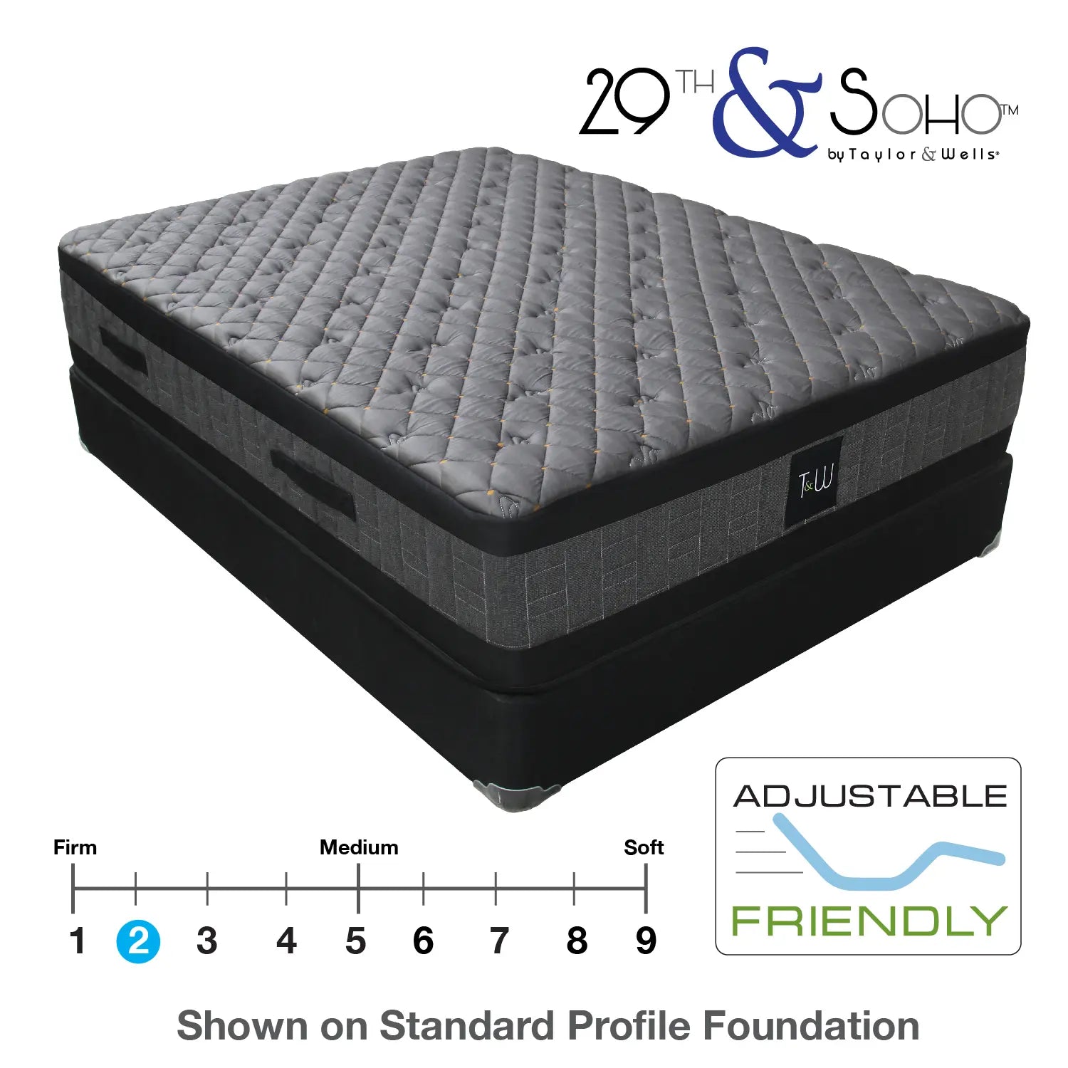 29th & Soho™ 29|22 All Foam Medium Firm Mattress