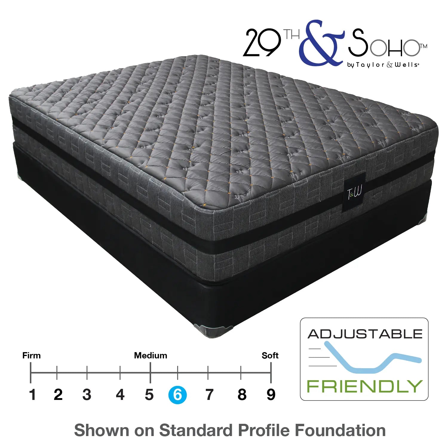 29th & Soho™ 29|23 All Foam Plush Mattress