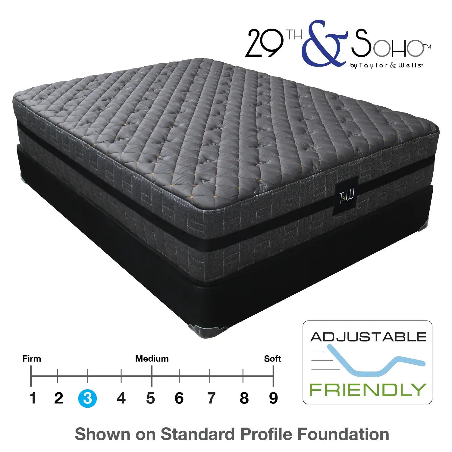 29th & Soho™ 29|23 Hybrid Luxury Firm Mattress