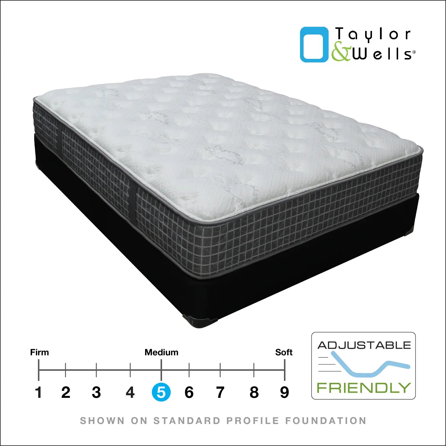Taylor & Wells® 13" Glacier Bay Plush Mattress